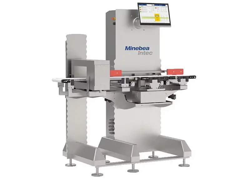 Verificador de peso dinámico CoSynus con detector de metales